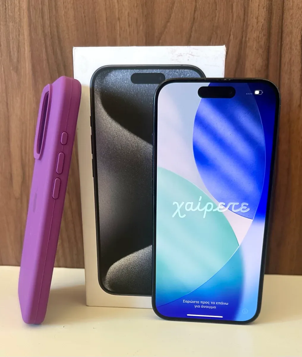 iPhone 15 Pro, Blue Titanium, 128GB