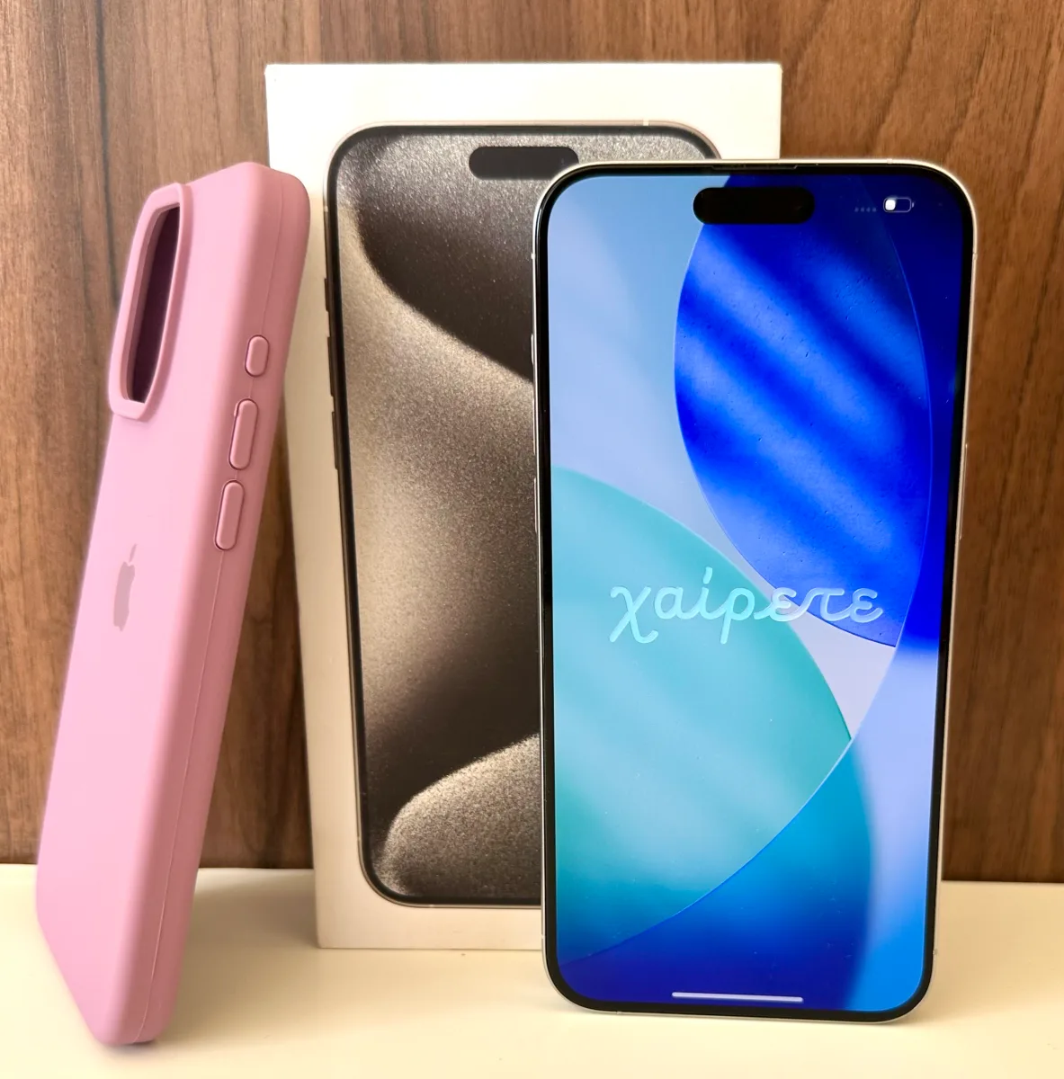 iPhone 15 Pro Max, White Titanium, 256GB