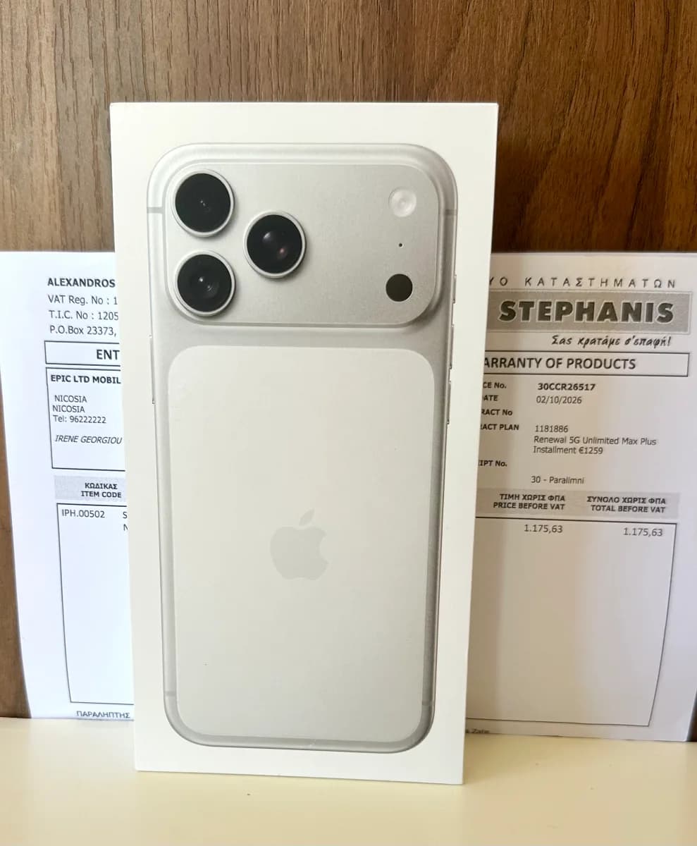 iPhone 17 Pro Max, Silver, 256GB