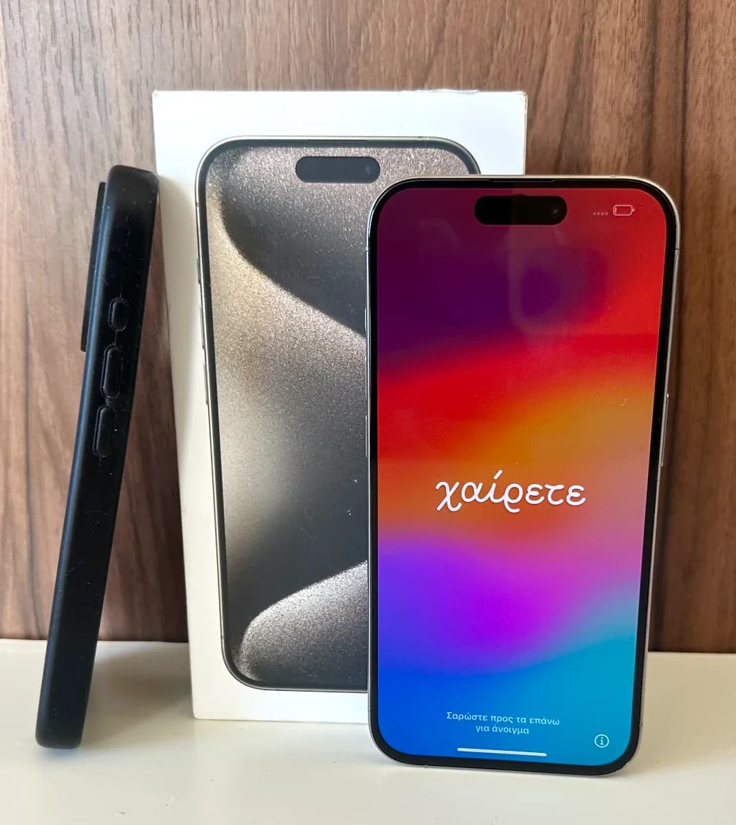 iPhone 15 Pro, White Titanium, 128GB